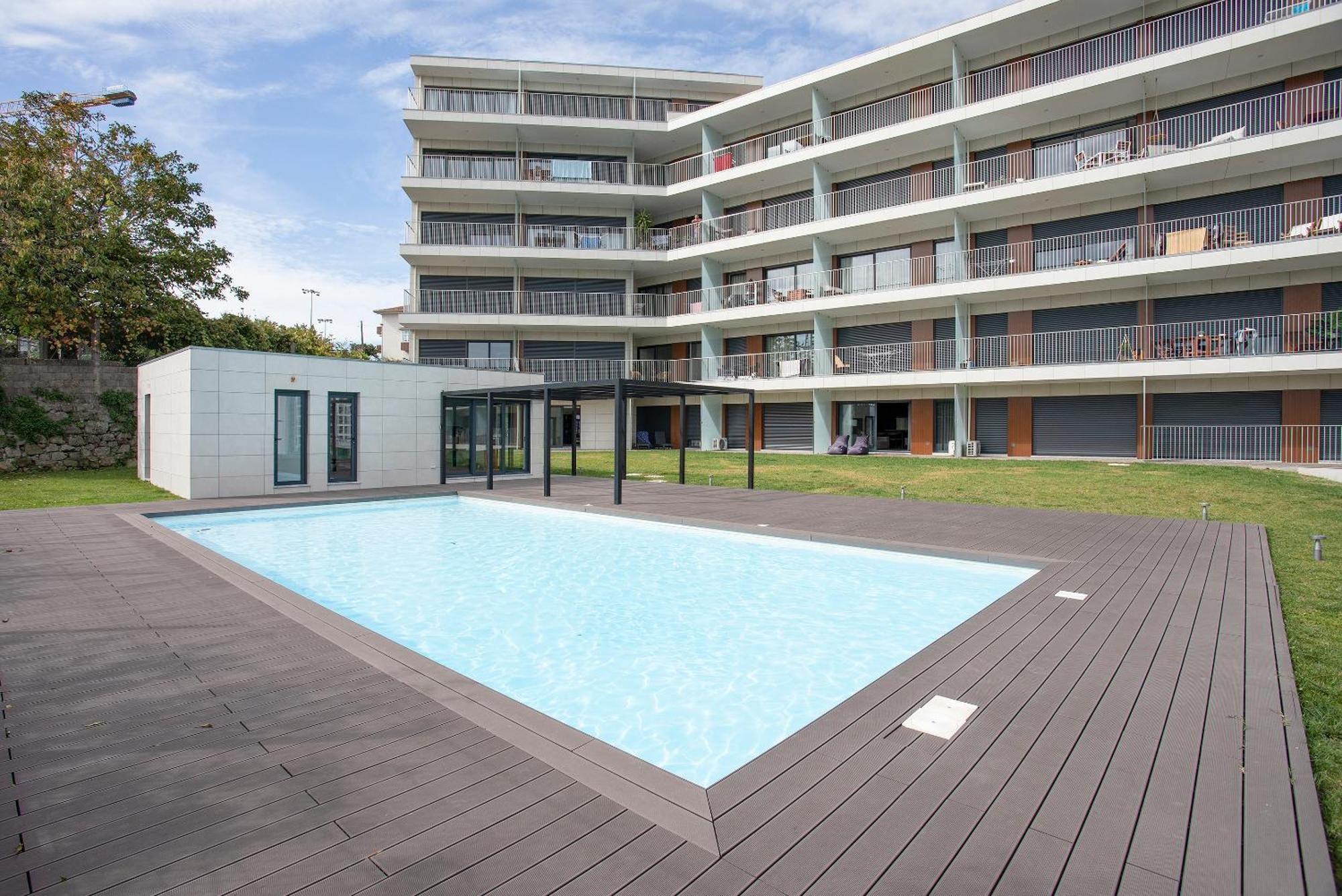 Liiiving In Porto - Dragao Pool View Apartment Ngoại thất bức ảnh